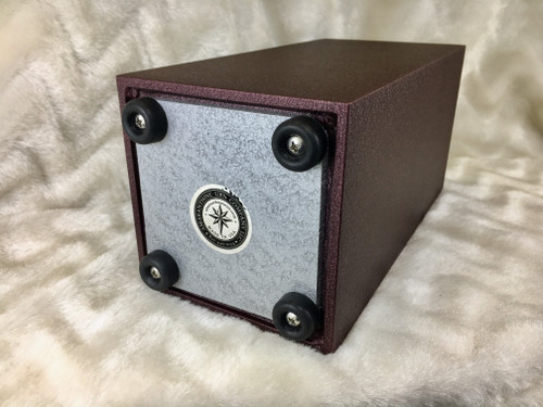 PERSONALIZED DL Custom Engraved Paw Prints Cremation Urn Vault by Amaranthine Urns, made in the USA
