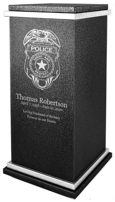 PERSONALIZED RG Custom Engraved Rosary Cremation Urn Vault