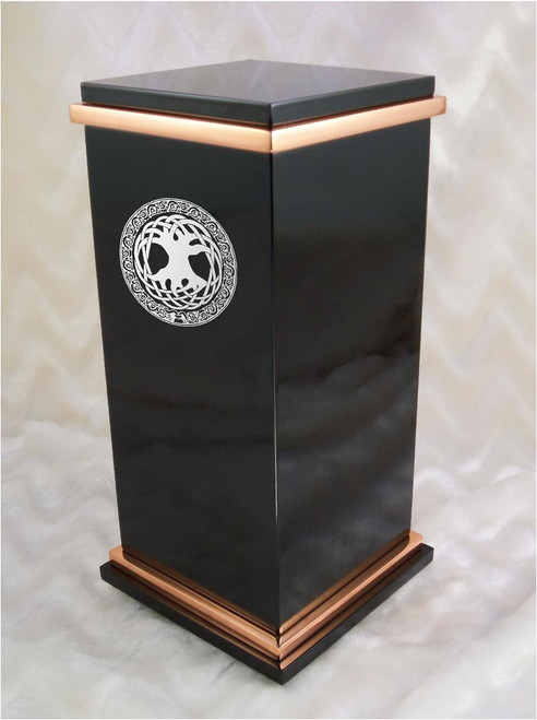 PERSONALIZED RG Custom Engraved Celtic Circle of Life Cremation Urn Vault by Amaranthine Urns, made in the USA