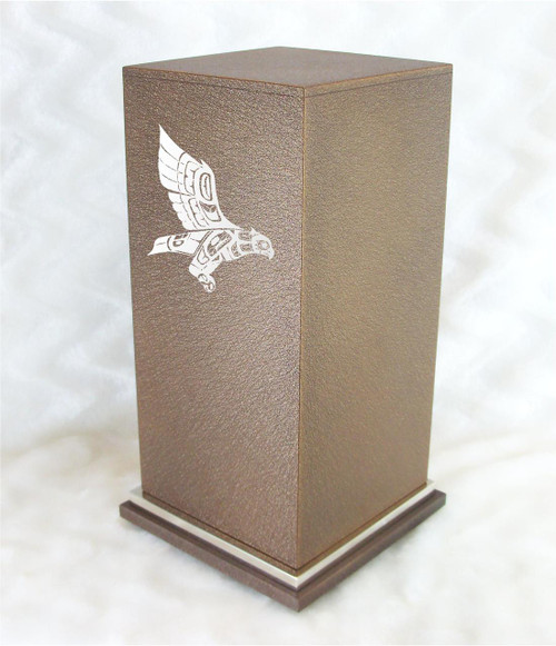 PERSONALIZED SE Custom Engraved Guardian Owl Cremation Urn Vault by Amaranthine Urns, made in the USA