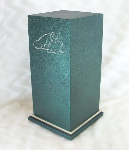 PERSONALIZED SE Custom Engraved Rag Doll Cat Cremation Urn Vault by Amaranthine Urns, made in the USA