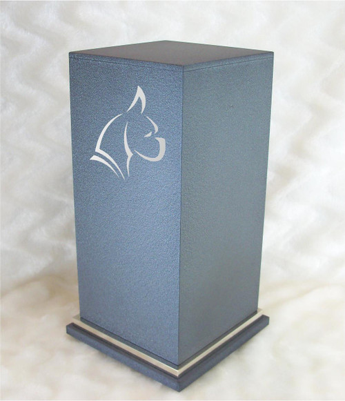 PERSONALIZED SE Custom Engraved Boxer Profile Cremation Urn Vault by Amaranthine Urns, made in the USA