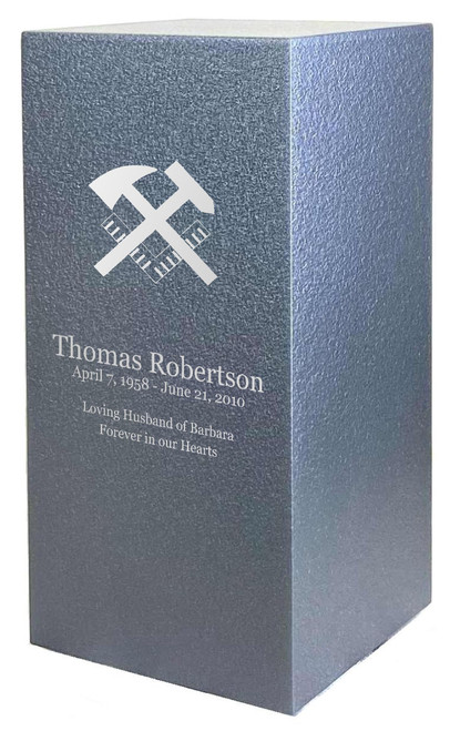 PERSONALIZED DL Custom Engraved USN Hull Maintenance Technician Cremation Urn Vault by Amaranthine Urns, made in the USA