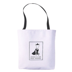 America's Top Dog Model White Signature Tote