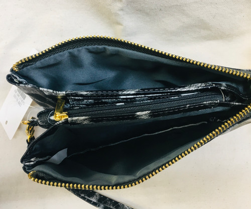 Small Leopard Wristlet
