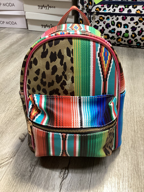 Mini Serape Leo Backpack