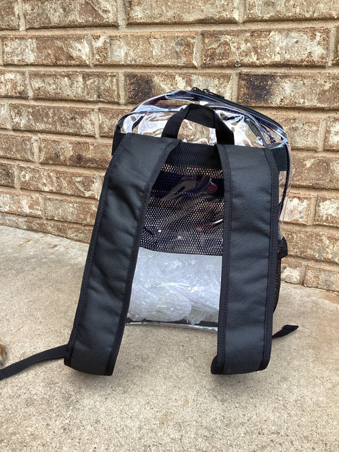 Clear Black Backpack