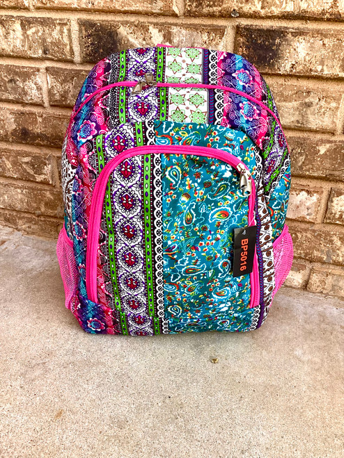 Large Bohemian Backpack