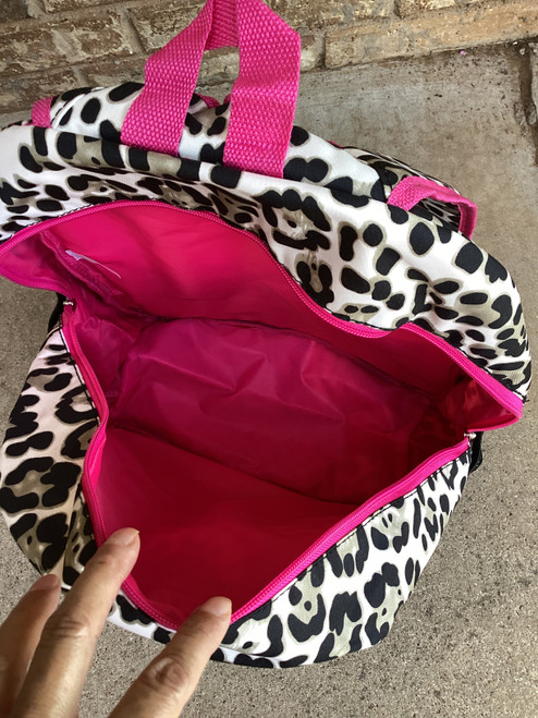 Large Leopard Backpack