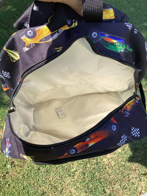 Large Race Car Backpack