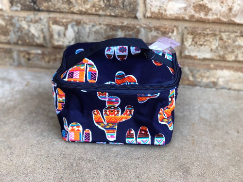 Navy Small Cactus Bag