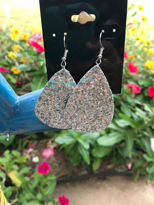 Sliver Glitter Earrings
