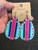 Blue Serape Earrings