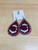 Plaid Merry Christmas Earrings