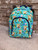 Large Mint Highland Cow Backpack