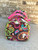 Large Monkey Print Quilted Dufflebags
