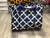 Large Navy Print Tote Bag