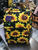 Black Sunflower Diaper Bag Backpack
