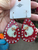 Red Santa Earrings