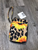 Sunflower Leopard Wristlet