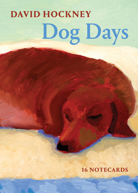 David Hockney Dog Days: Notecards