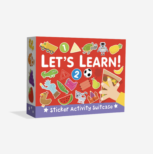 Sticker Activity Suitcase - Let's Learn!