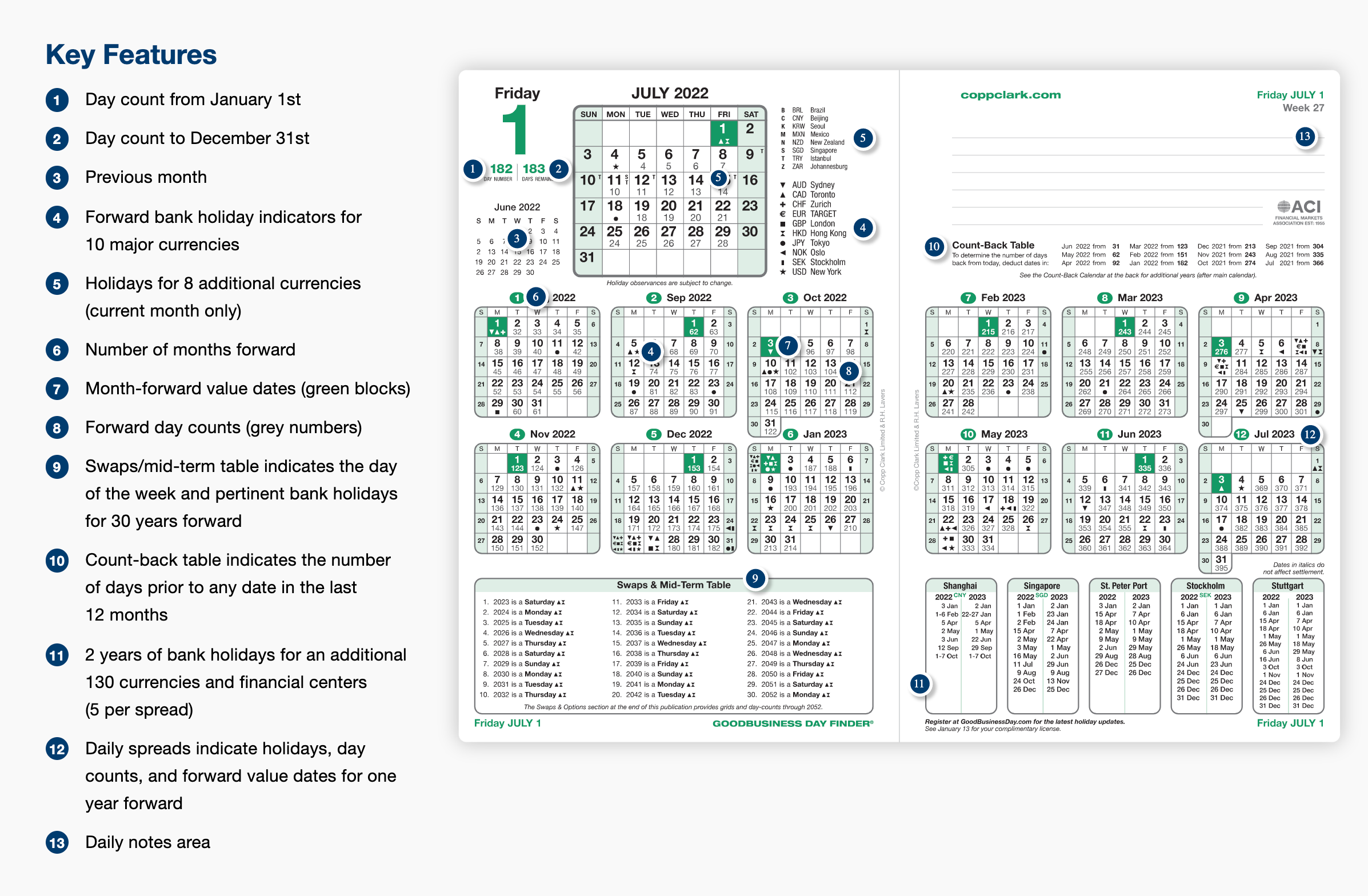 Fx Christmas Schedule 2022 Goodbusiness Day Finder® 2022 Refill