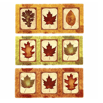 Fused Glass Decal Fall Leaves 3 Strip Set