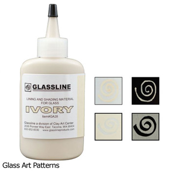 Paint Ivory Glassline Fusing Pen GA29