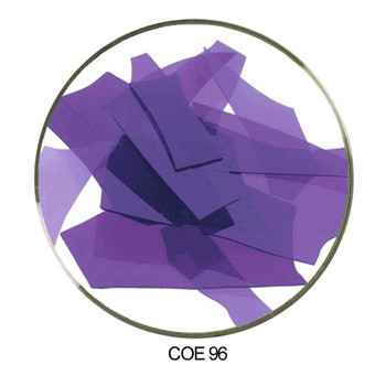 Coloritz™ Confetti Glass Shards Purple Transparent COE96