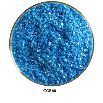 System 96 Glass Frit - Fusible Opal Medium Blue COE96,
