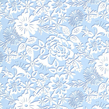 White Floral Lace Decal Fused Glass Ceramic Waterslide 