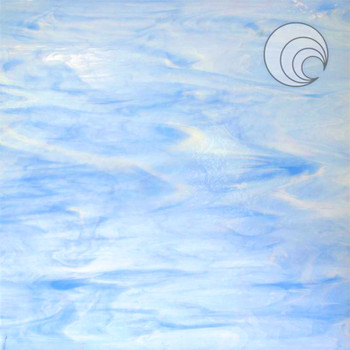 Blue Skies Opal Semi-Translucent Glass COE96 SKU # 603-81CC-F