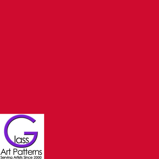 Waterslide Decal Sheet: REd Enamel for Fused Glass or Ceramics