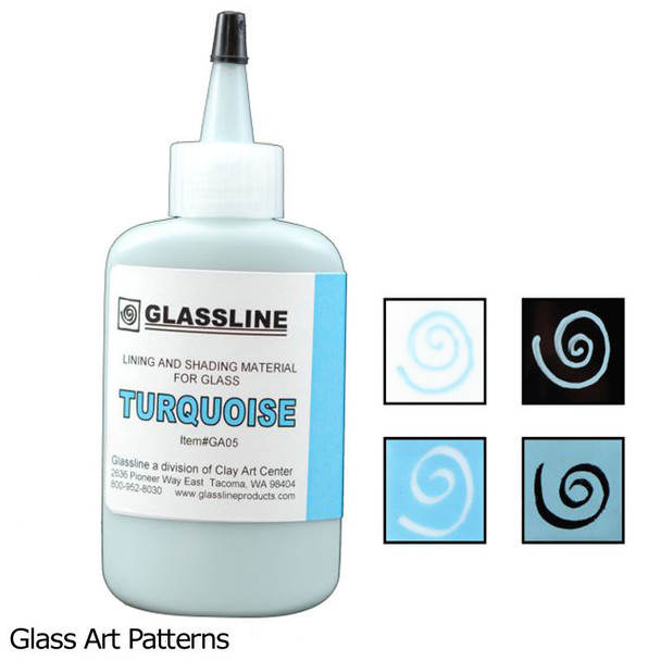 Paint Turquoise Glassline Fusing Pen GA05