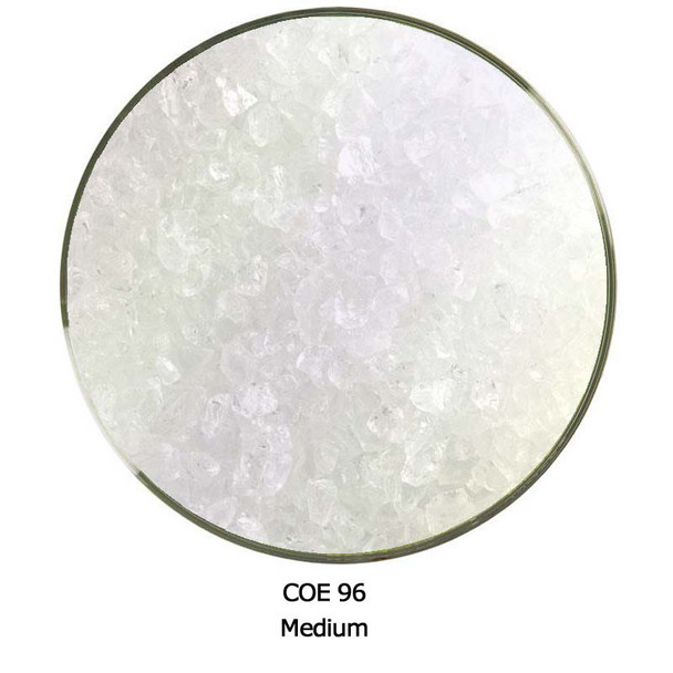 COE96 Glass Frit Clear Iridescent Transparent Medium, F3-00-96IR