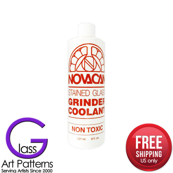 Glass Tool - Glass Grinder Coolant 8 oz by NOVACAN FREE SHIPPING