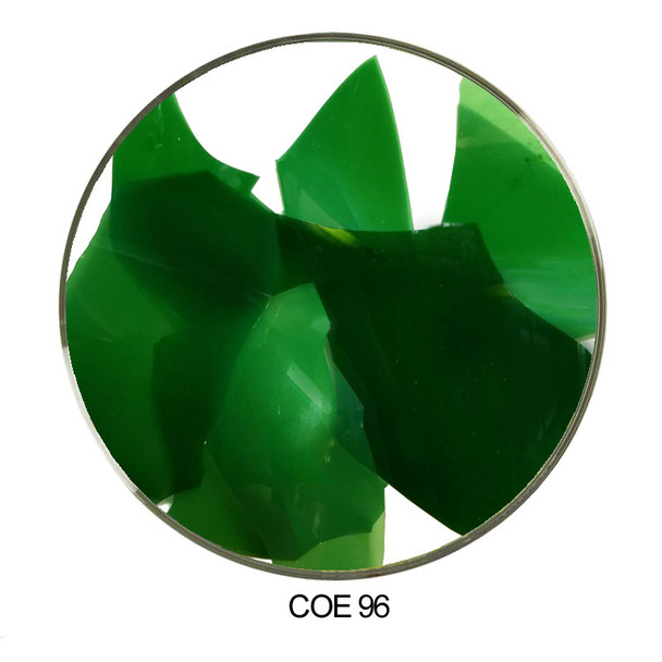 Coloritz™ Confetti Glass Shards Green Opal COE96 