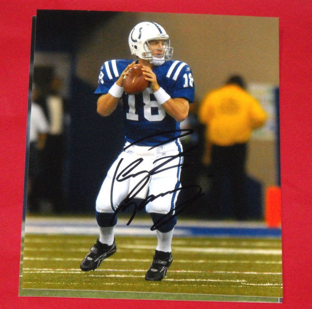 autographed peyton manning colts jersey