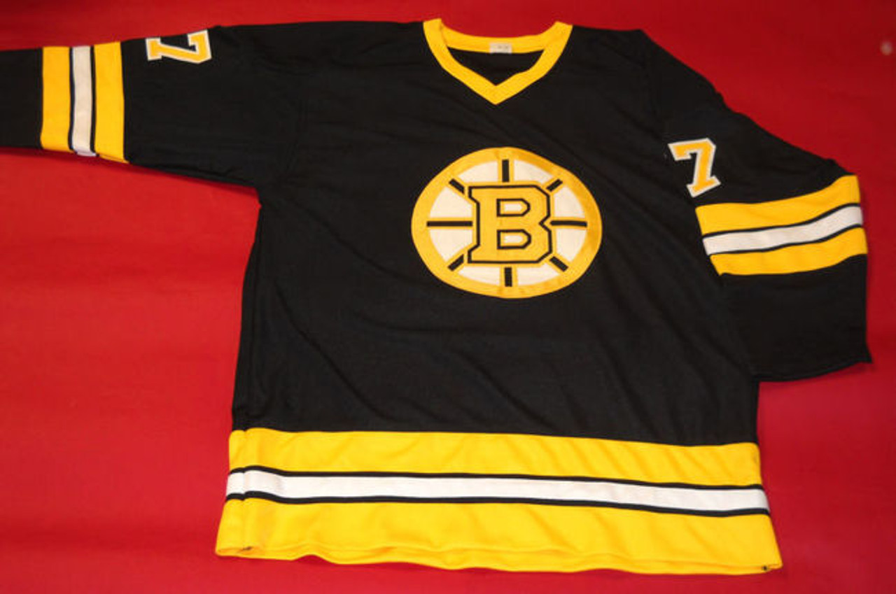 Autographed bruins jersey