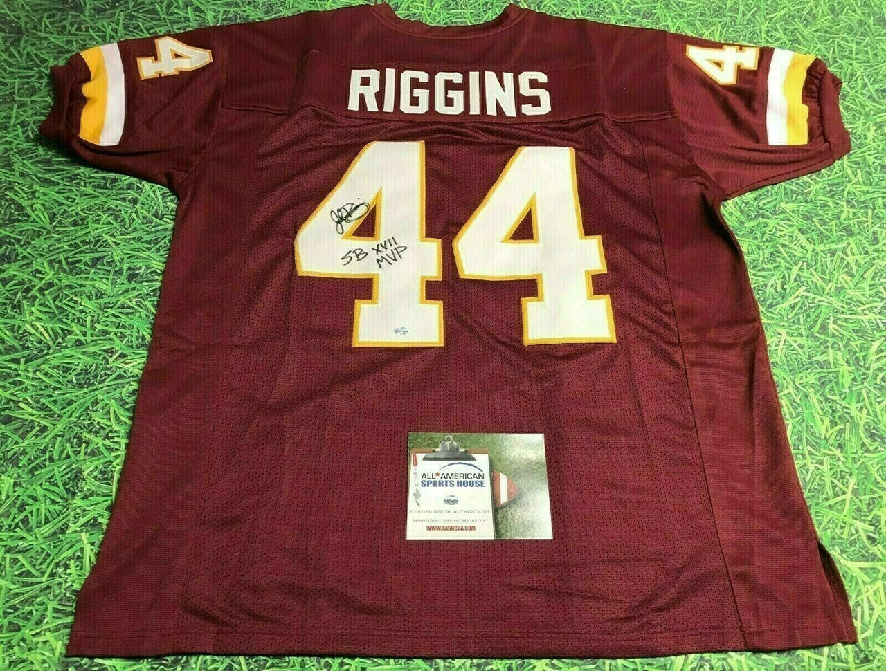 riggins redskins jersey