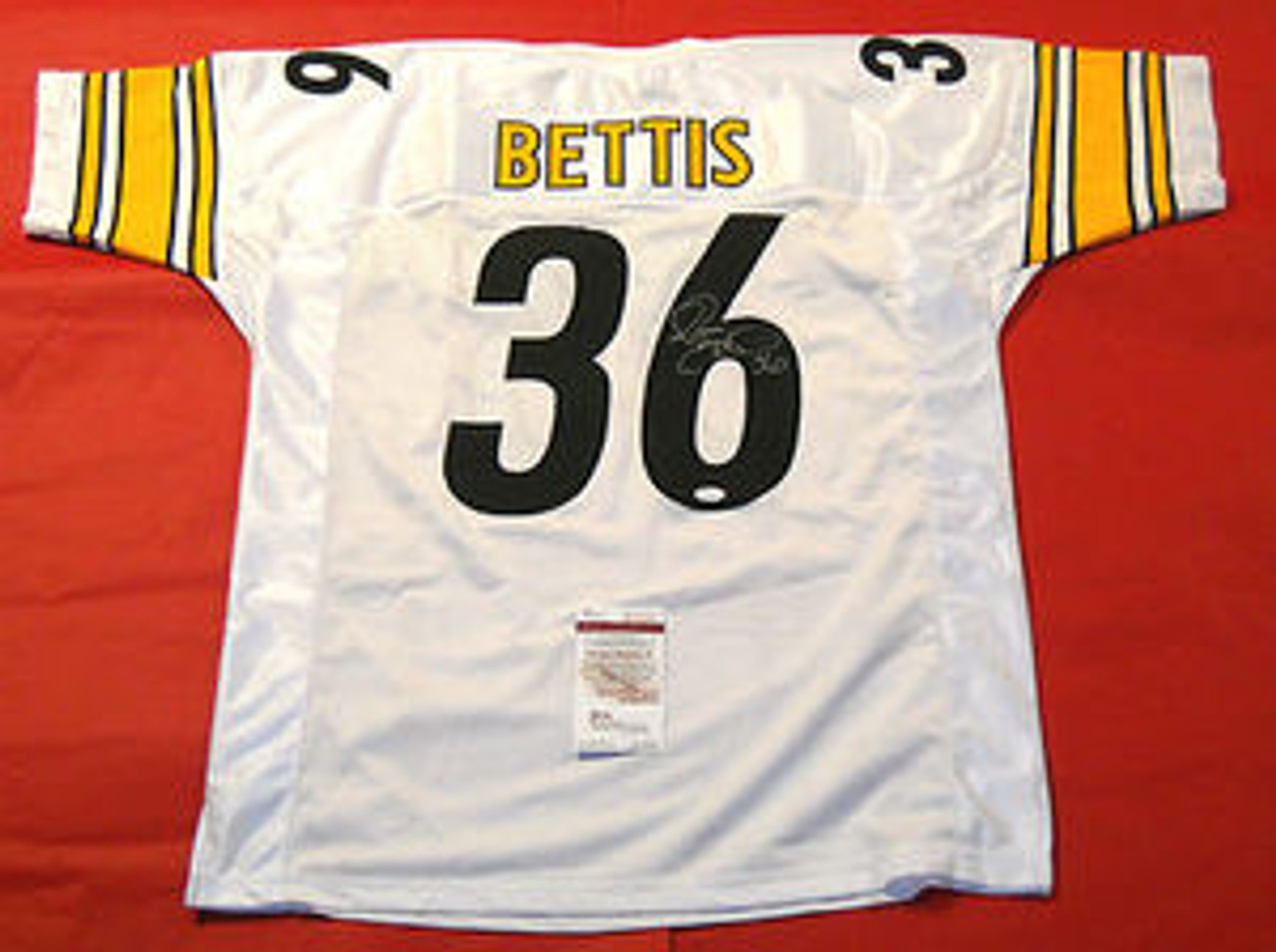 jerome bettis autographed jersey