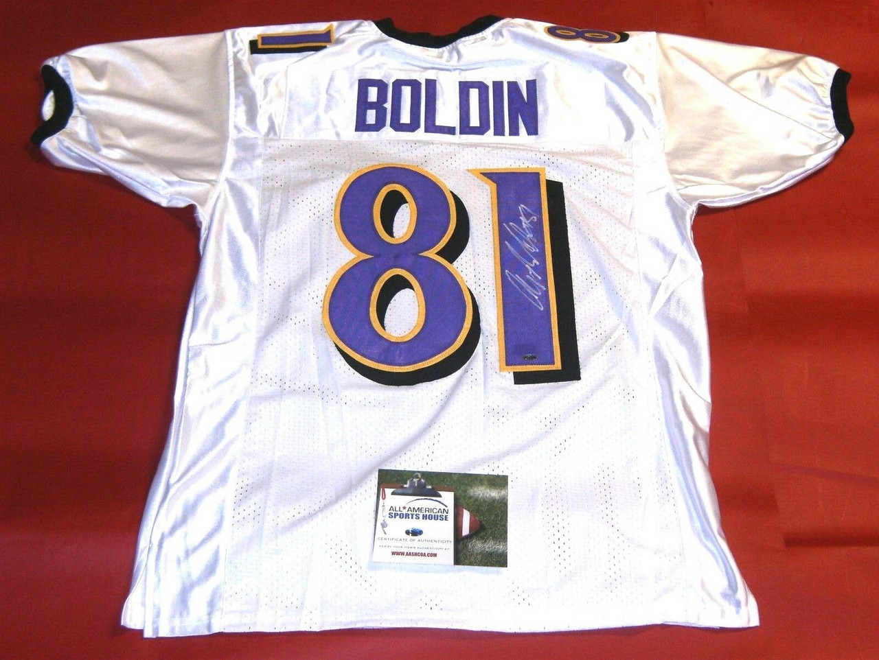 signed ravens jersey