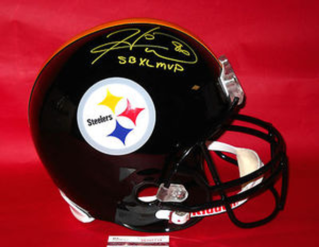 hines ward autographed helmet