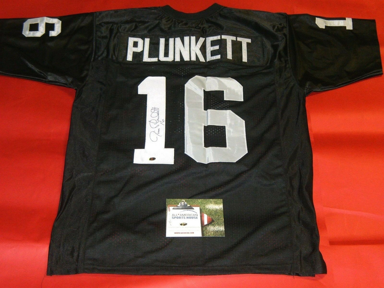 Plunkett Super Bowl jersey