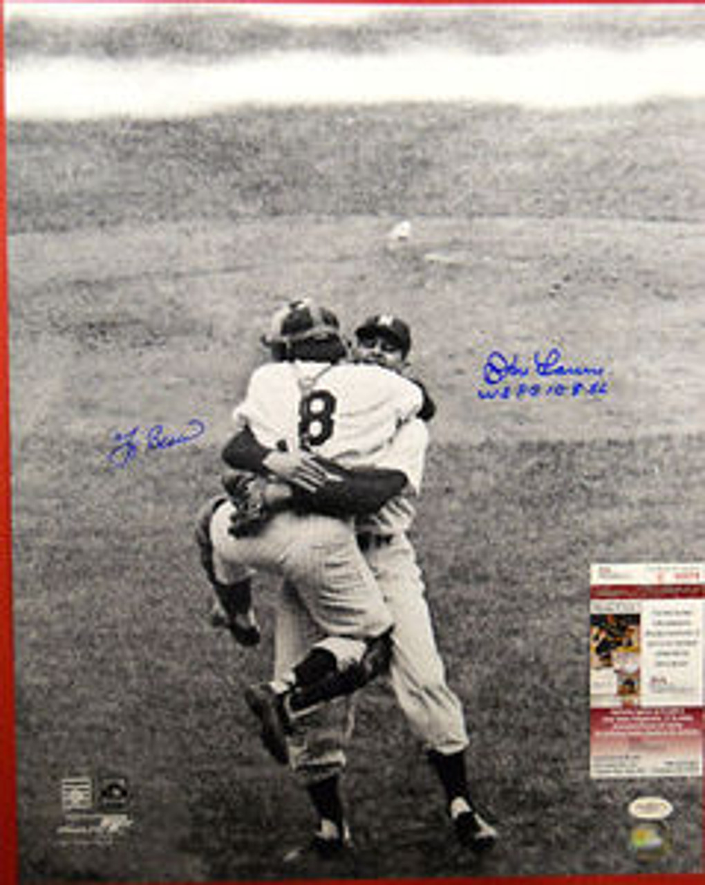 Autographed Don Larsen Perfect Game Photo