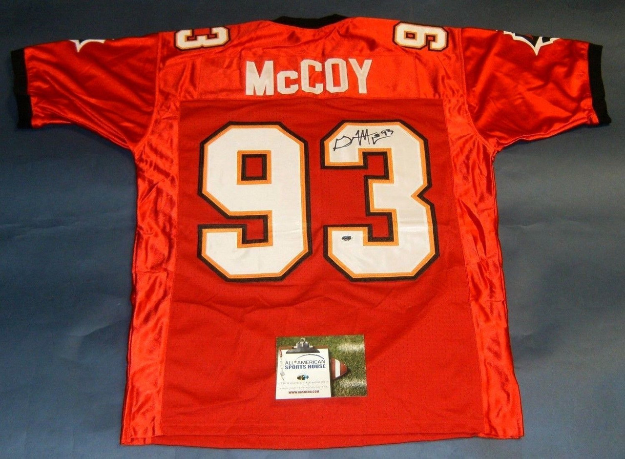 Gerald Mccoy Autographed Tampa Bay Buccaneers Rookie Style Jersey Aash