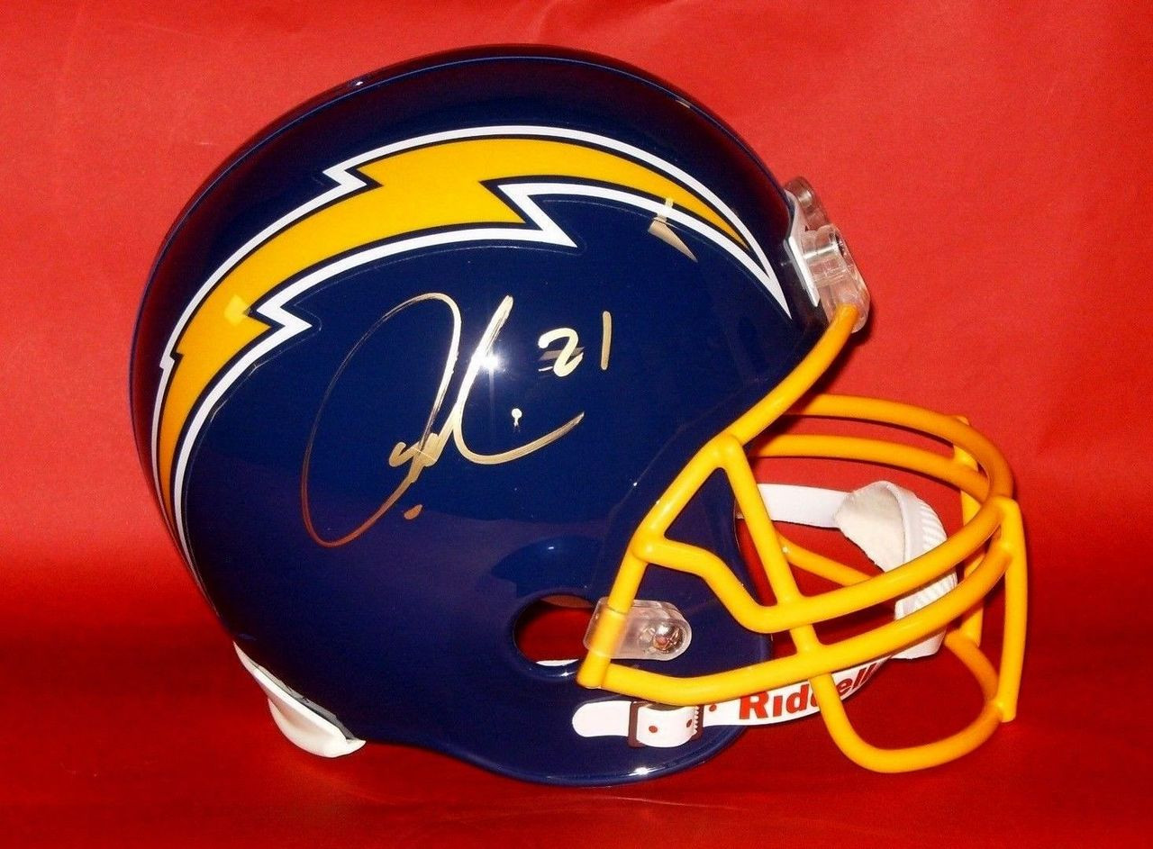 ladainian tomlinson autographed football