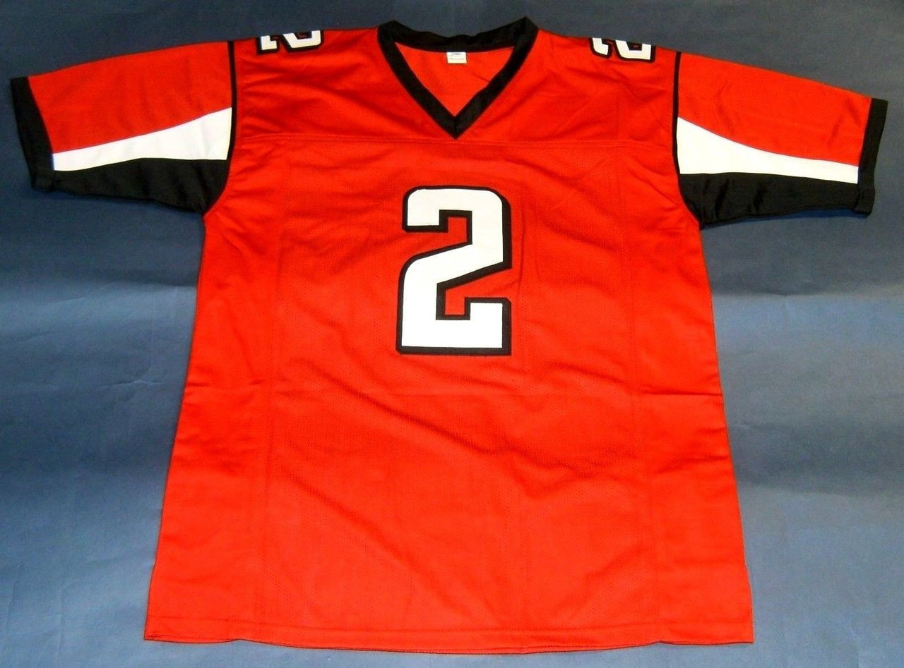 MATT RYAN AUTOGRAPHED ATLANTA FALCONS JERSEY JSA Autographed Matt Ryan  Custom Style Atlanta Falcons Jersey. Matt added “2” for his jersey number.  All Letters and Numbers are stitched on this XL jersey