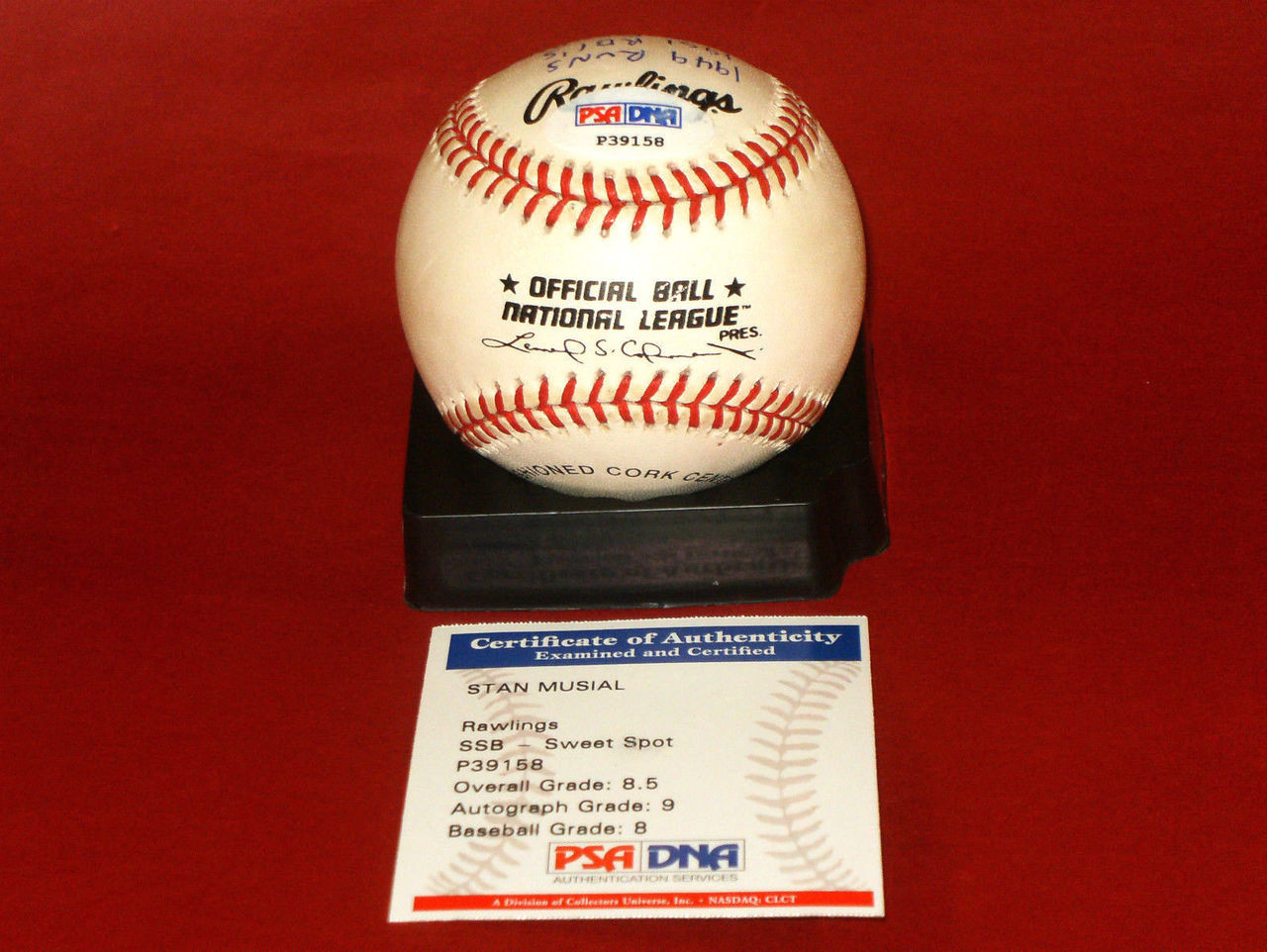 Stan Musial Autograph HOF Baseball St. Louis Cardinal at 's